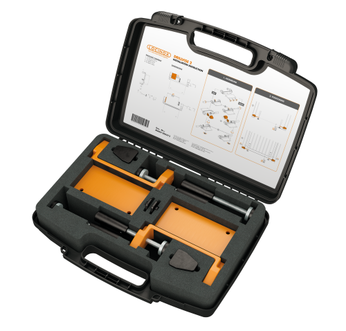 LOCINOX® DRILLVISE-2 - Sada zesílená ocelových svěrek s polstrováním, 2 KS v balení